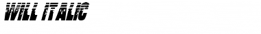 Download Will Italic Regular Font Title Preview