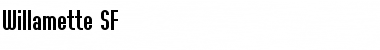 Download Willamette SF Regular Font Title Preview