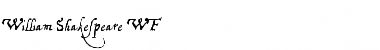 Download William Shakespeare WF Regular Font Title Preview