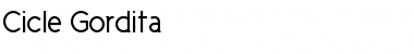 Download Cicle Gordita Font Title Preview