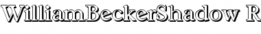 Download WilliamBeckerShadow Regular Font Title Preview