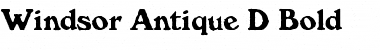 Download Windsor Antique D Bold Font Title Preview