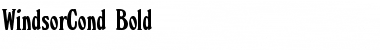 Download WindsorCond Bold Font Title Preview
