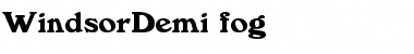 Download WindsorDemi.fog fog Font Title Preview