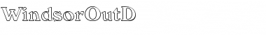 Download WindsorOutD Regular Font Title Preview