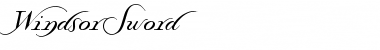 Download WindsorSword Regular Font Title Preview