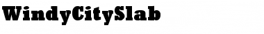 Download WindyCitySlab Regular Font Title Preview