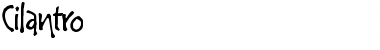 Download Cilantro Regular Font Title Preview