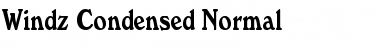 Download Windz Condensed Normal Font Title Preview