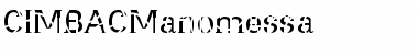 Download CIMBACManomessa Regular Font Title Preview