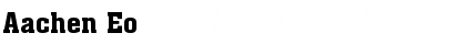 Download Aachen Eo Roman Font Title Preview