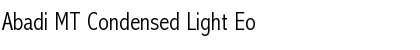 Download Abadi MT Condensed Light Eo Regular Font Title Preview