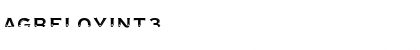 Download AgreloyInT3 Medium Font Title Preview