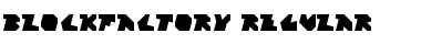 Download Block Factory Regular Font Title Preview