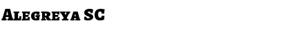 Download Alegreya SC Black Font Title Preview
