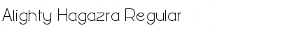 Download Alighty Hagazra Regular Font Title Preview