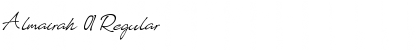 Download Almairah 01 Regular Font Title Preview