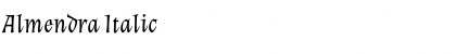Download Almendra Italic Font Title Preview