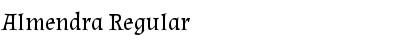 Download Almendra Regular Font Title Preview