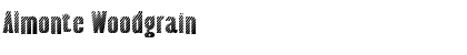 Download Almonte Woodgrain Font Title Preview