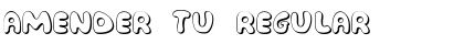 Download Amender Tu Regular Font Title Preview