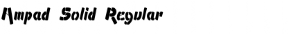 Download Ampad Solid Regular Font Title Preview