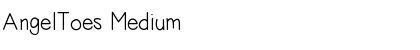 Download AngelToes Medium Font Title Preview