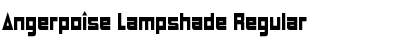 Download Angerpoise Lampshade Regular Font Title Preview