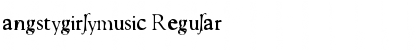 Download angstygirlymusic Regular Font Title Preview