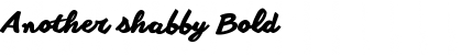 Download Another shabby Bold Font Title Preview