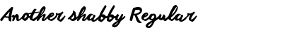 Download Another shabby Regular Font Title Preview