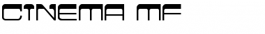 Download Cinema MF Regular Font Title Preview