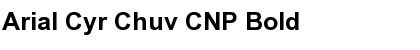Download Arial Cyr Chuv CNP Bold Font Title Preview