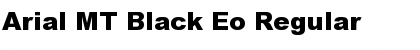 Download Arial MT Black Eo Regular Font Title Preview