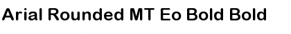 Download Arial Rounded MT Eo Bold Bold Font Title Preview