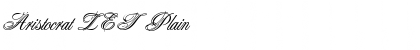 Download Aristocrat LET Plain Font Title Preview