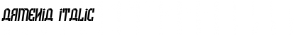Download Armenia Italic Font Title Preview