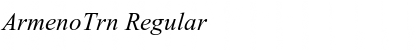 Download ArmenoTrn Regular Font Title Preview