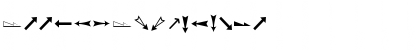 Download Arrows ADF Regular Font Title Preview