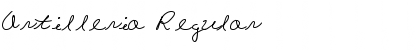 Download Artilleria Regular Font Title Preview