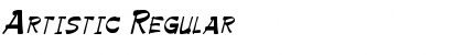 Download Artistic Regular Font Title Preview