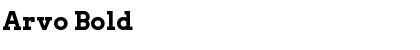 Download Arvo Bold Font Title Preview