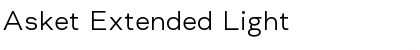 Download Asket Extended Light Font Title Preview