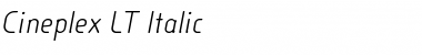 Download Cineplex LT Italic Font Title Preview
