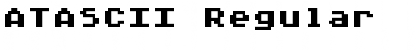 Download ATASCII Regular Font Title Preview