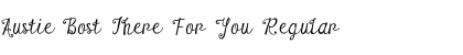 Download Austie Bost There For You Regular Font Title Preview