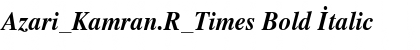 Download Azari_Kamran.R_Times Bold Italic Font Title Preview