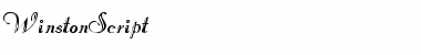 Download WinstonScript Regular Font Title Preview