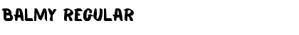 Download Balmy Regular Font Title Preview