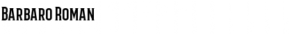 Download Barbaro Roman Font Title Preview